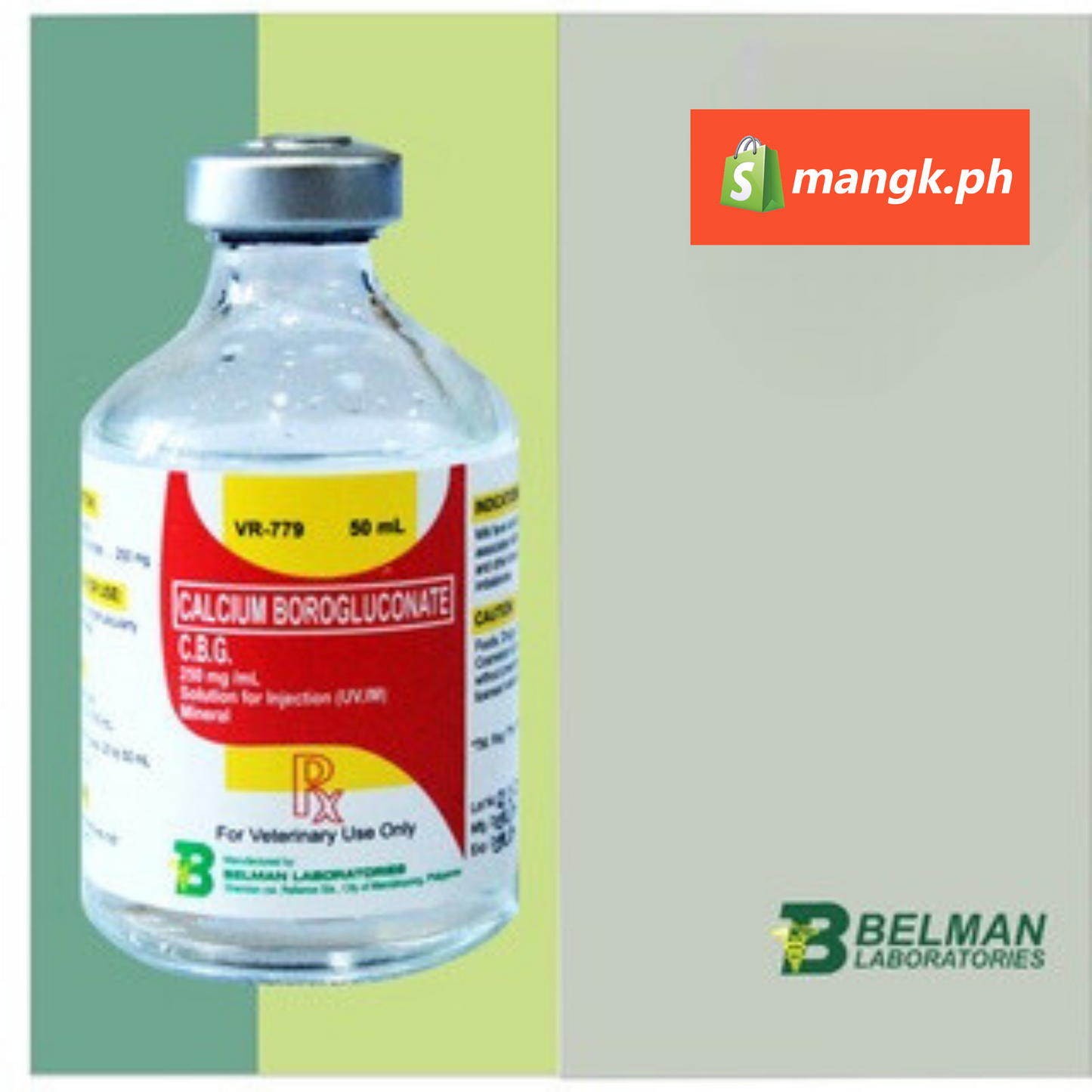 CBG Calcium Boro Gluconate 50mL Belman