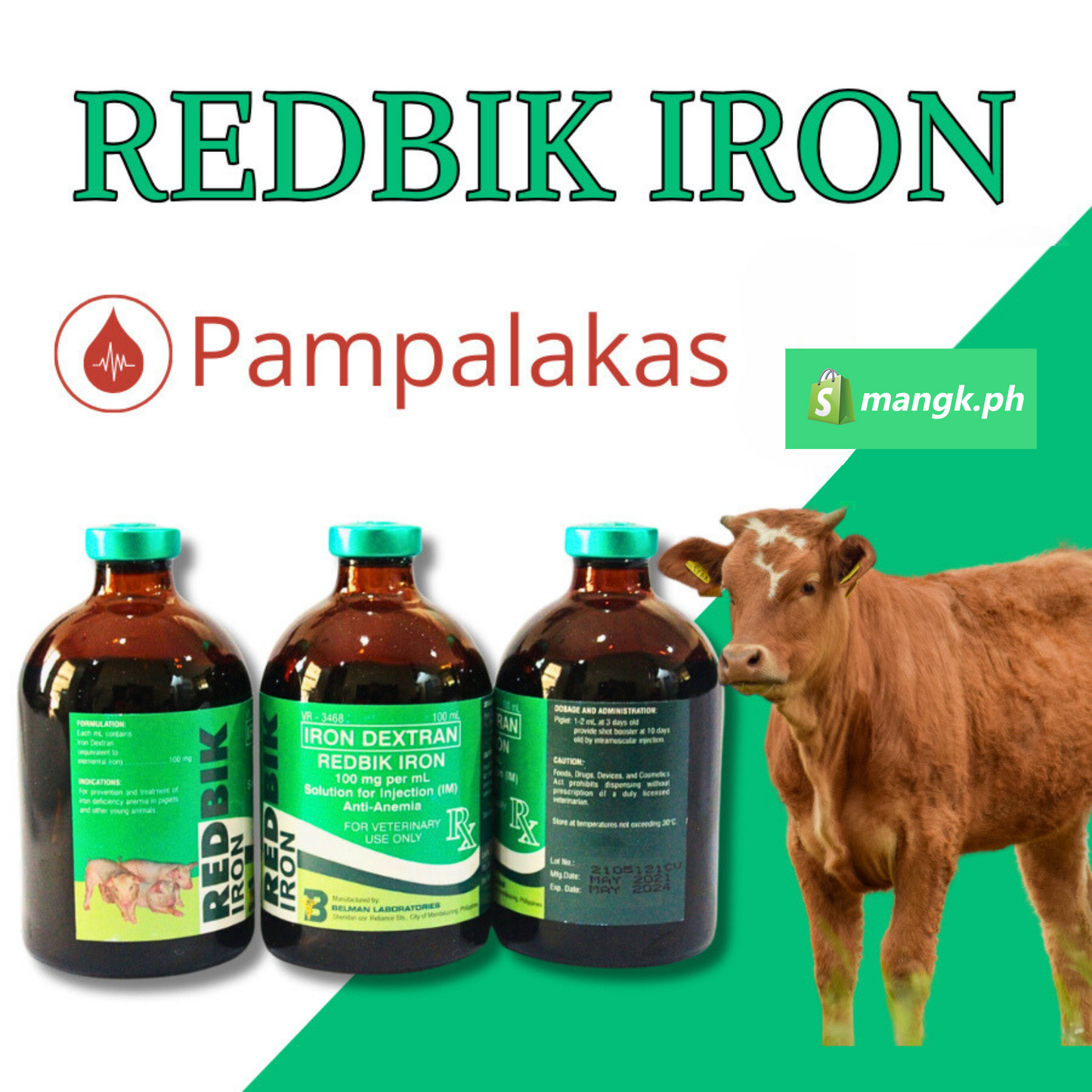 REDBIK IRON Injectable /10 ml/20ml/100ml
