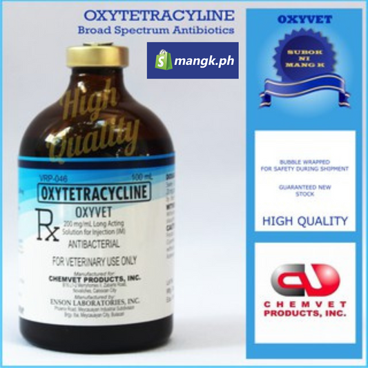 OXYVET LA Oxytetracycline LA 200mg per ml for  ANIMALS ONLY