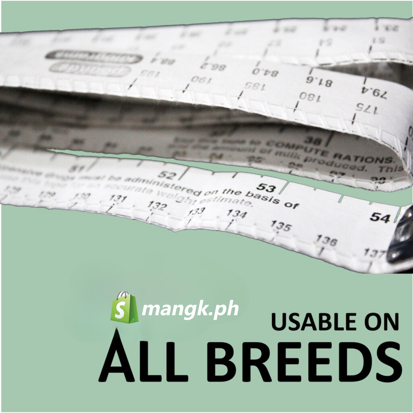 WEIGHT Estimation Tape |Coburn Tape for GOAT| Tape for PIG and or COW