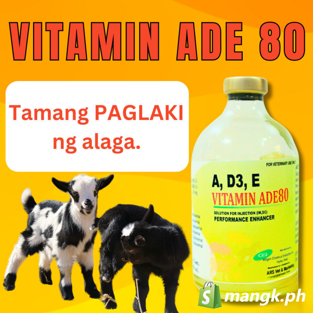 Ade Injection Sheep Vitamin ADE 80 100 ml | Performance Enhancer | Injectable for Animals ...
