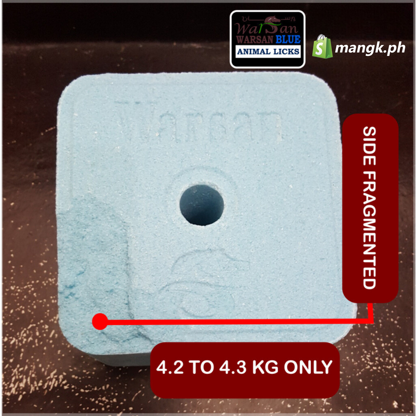 CHEAP Copper-rich Mineral WARSAN BLUE with slight fragmentation| Ask for picture first