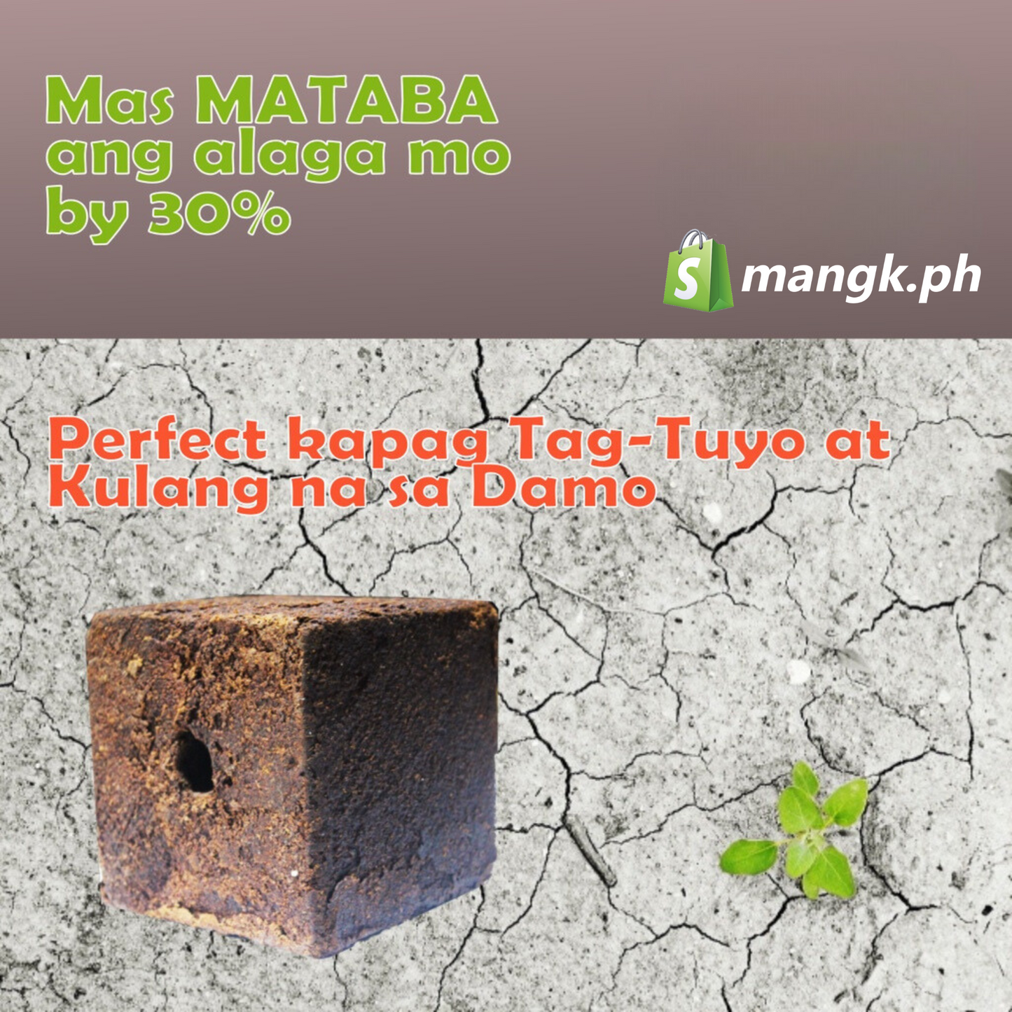 UMMB Urea Molasses Multi Nutrient Block for RUMINANTS only 5 by 5 Inches || FOR PICK UP ONLY