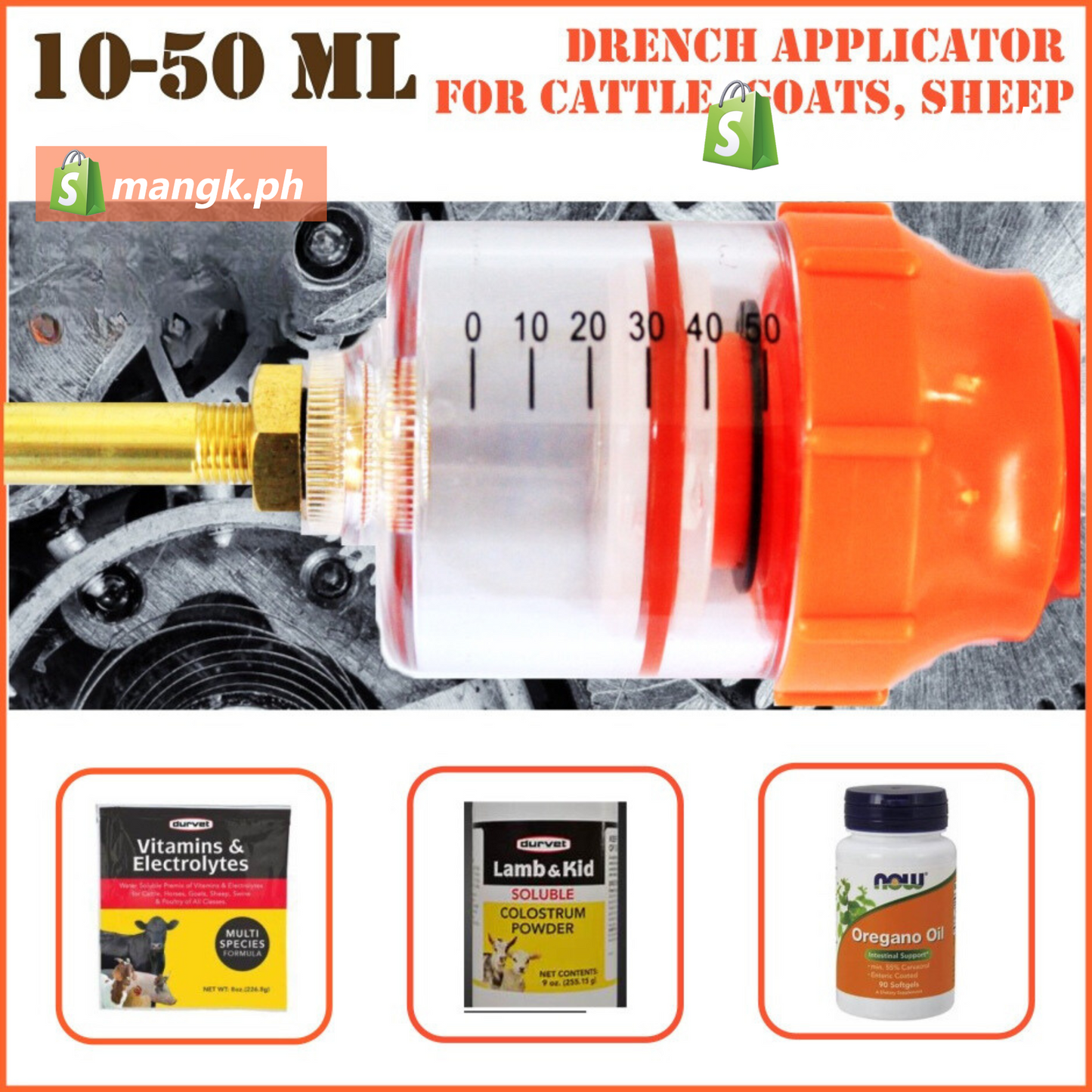 HIGH VOLUME Drench Applicator| para sa Kambing Baka Kalabaw at Tupa