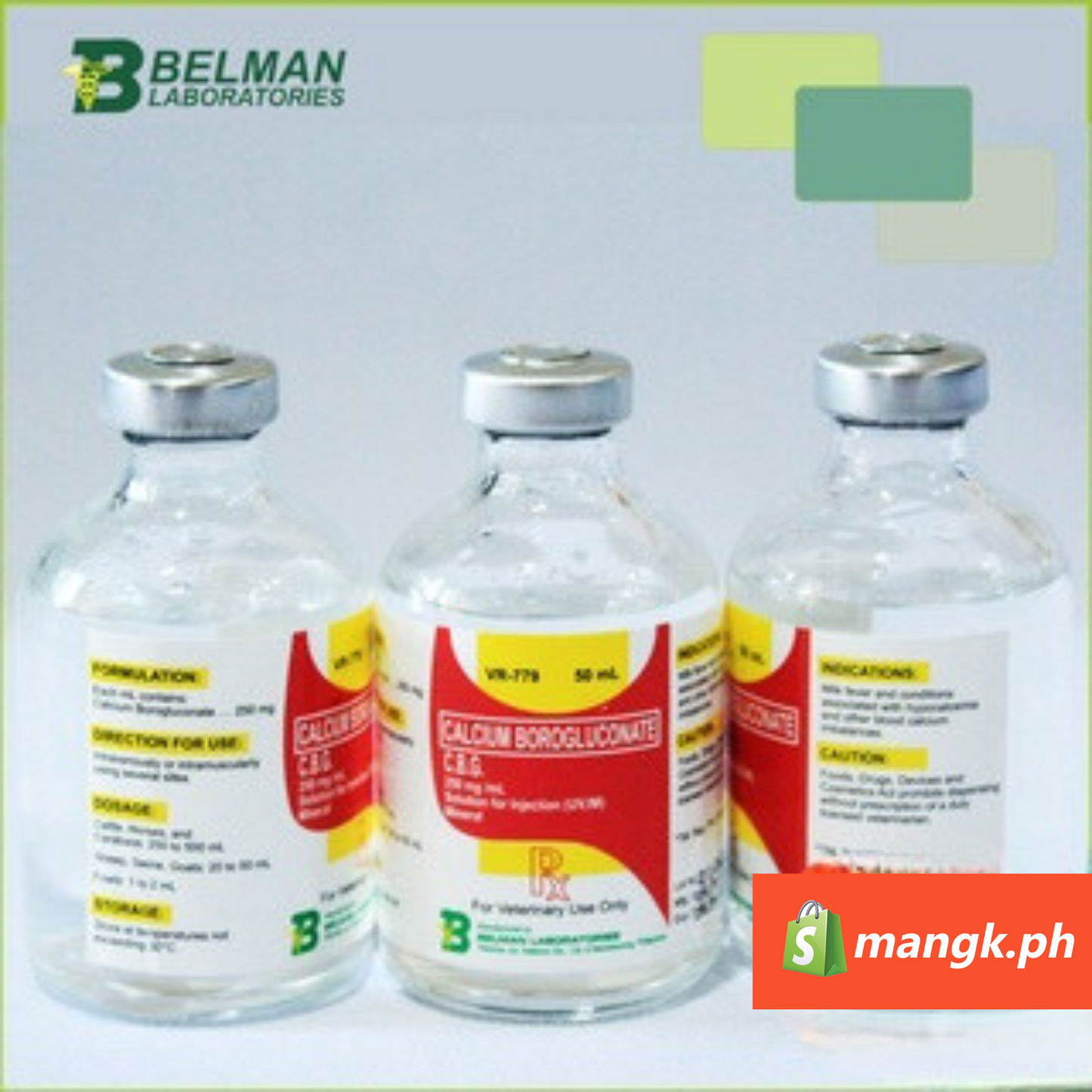 CBG Calcium Boro Gluconate 50mL Belman
