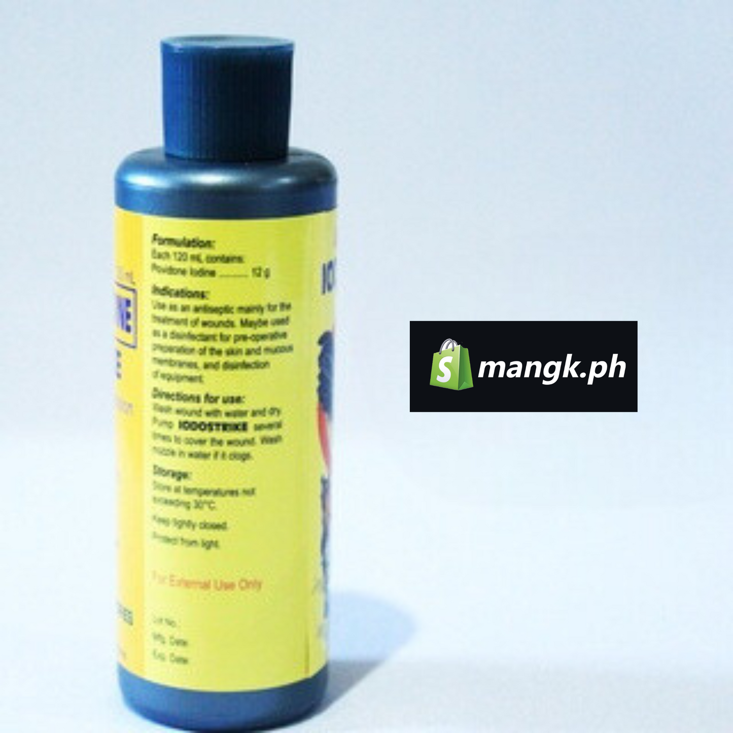 Povidone-Iodine IODOSTRIKE 10g/100 mL SPRAY SOLUTION Antiseptic for ANIMALS only