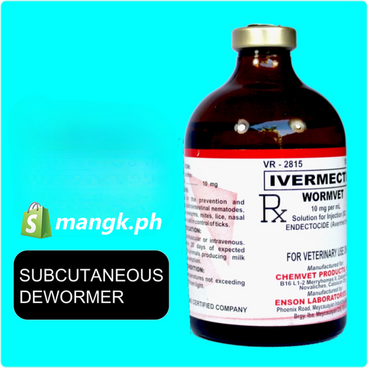 WORMVET IVERMECTIN | SUBCUTANEOUS Dewormer| Pamurga via SC| Epektibo para sa Galis
