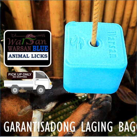 Authentic WARSAN BLUE 4.5kg Mineral Block Salt Lick| Immune Booster for Ruminants