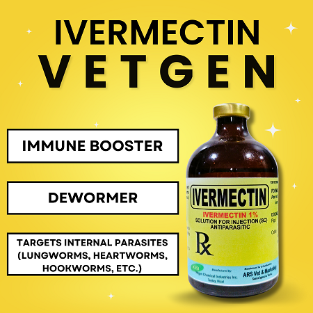 IVERMECTIN Epektibong Panlaban sa Galis | SUBCUTANEOUS DEWORMER for animals | Injectable  | 100ml