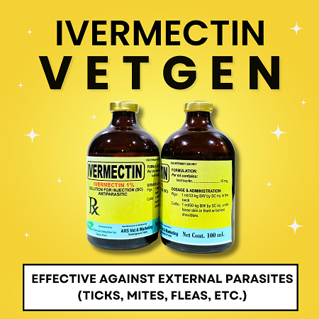 IVERMECTIN Epektibong Panlaban sa Galis | SUBCUTANEOUS DEWORMER for animals | Injectable  | 100ml